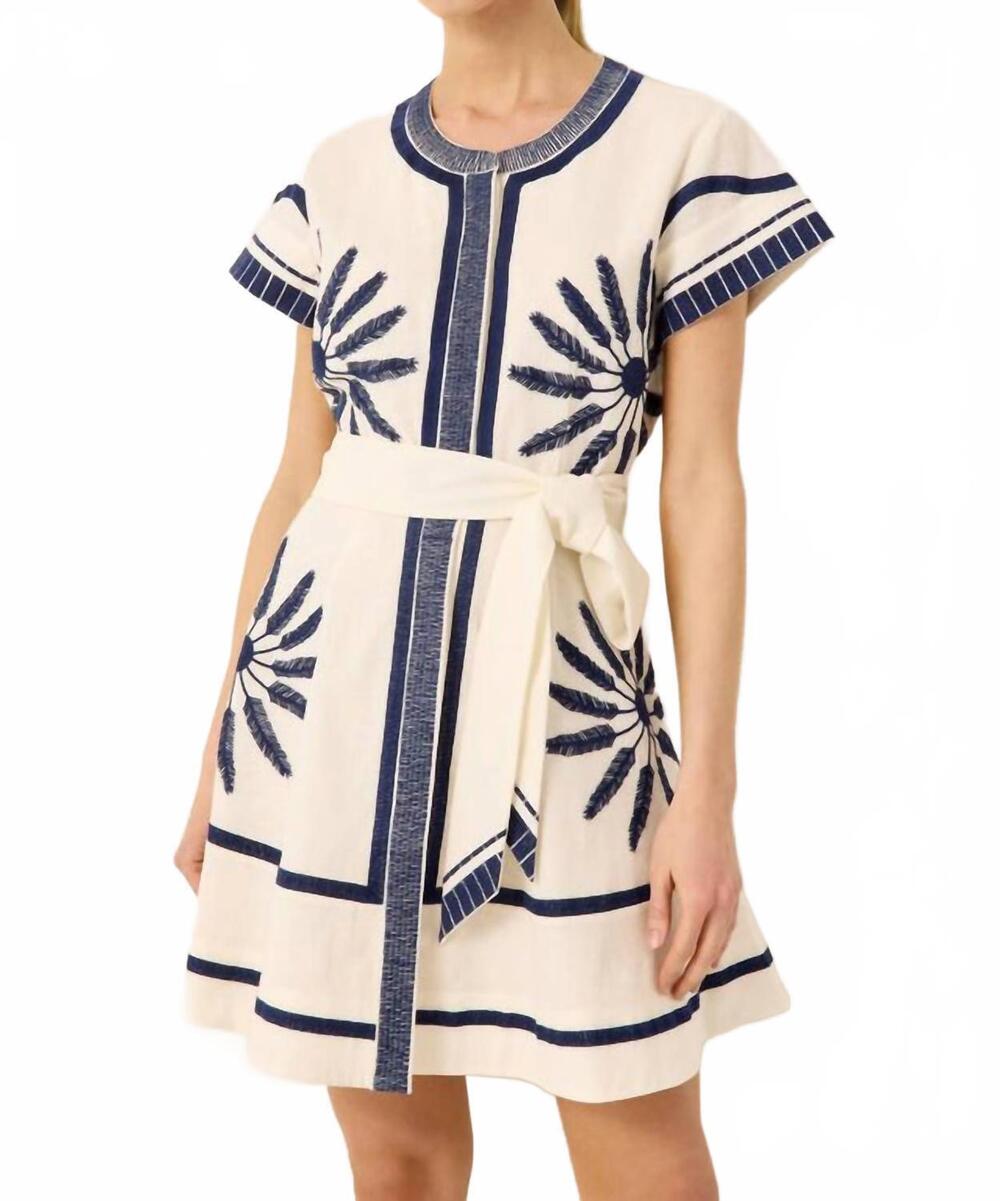 NEW MARIE OLIVER sable mini dress in tide